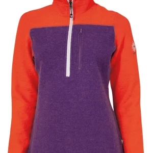 ZELDA HALF ZIP — SPARKLING GRAPE