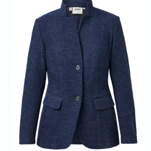GY HYLTAN, 100% FILTAD ULL — LIGHT NAVY
