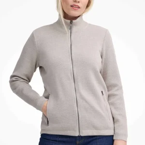 HARRIET WINDBREAKER, 100% FINE MERINOULL — SAND