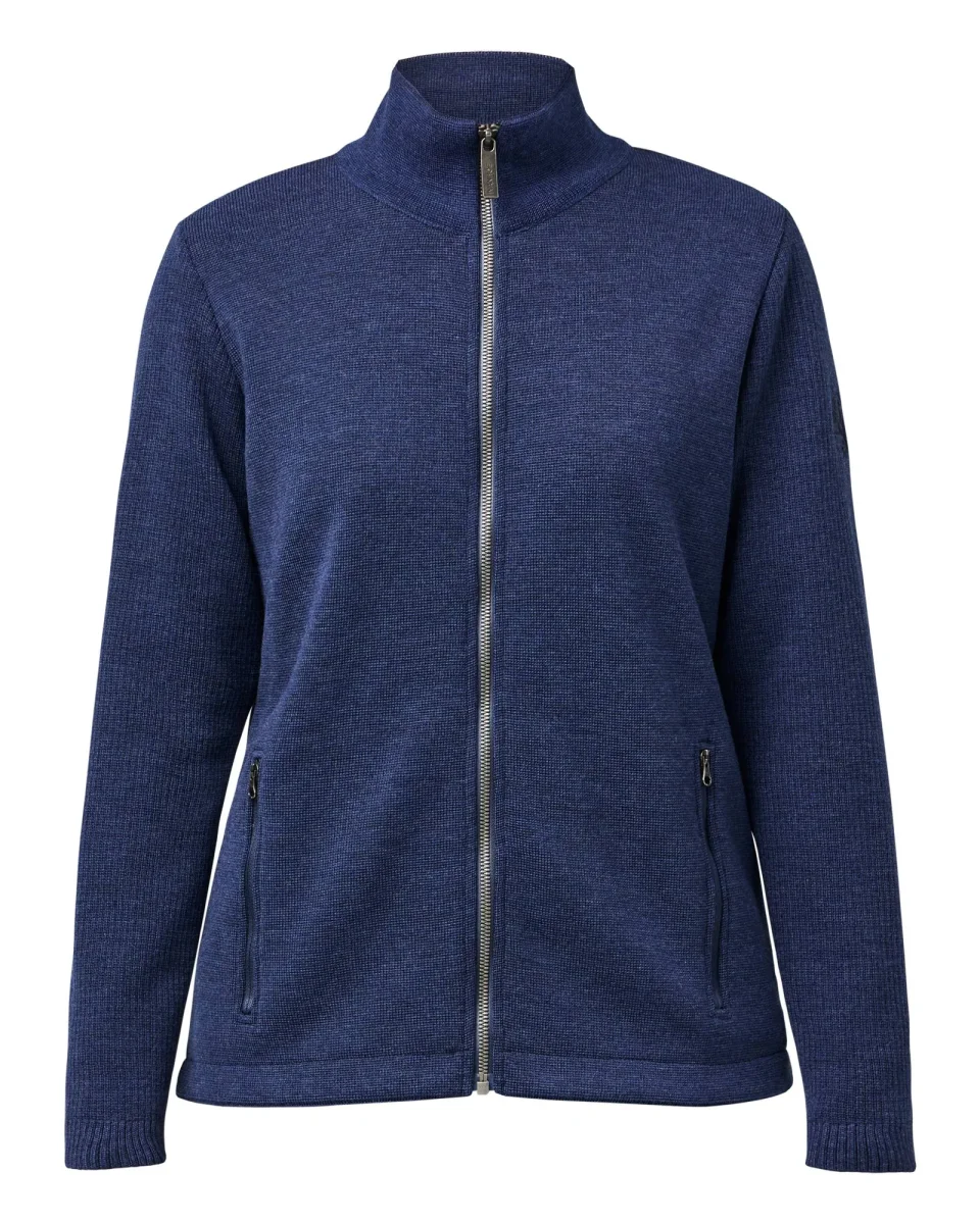 HARRIET WINDBREAKER, 100% FINE MERINOULL — STEELBLUE - Bild 2