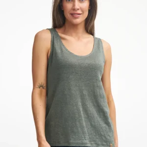 GY JILLY 100% LIN — DARK OLIVE