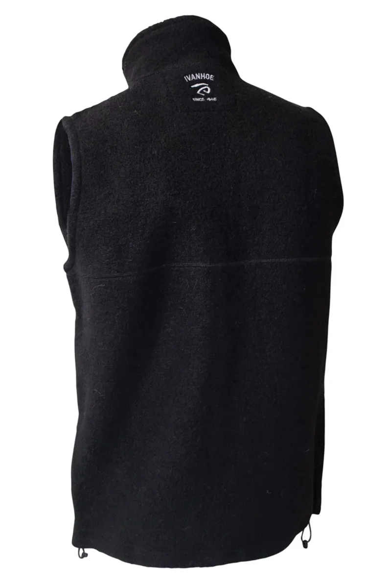 DANTE VEST, 100% FILTAD ULL — BLACK - Bild 3