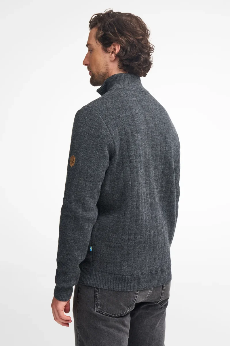 HUGO HALF ZIP, WINDBREAKER, 100% ULL — LODEN GREEN - Bild 5