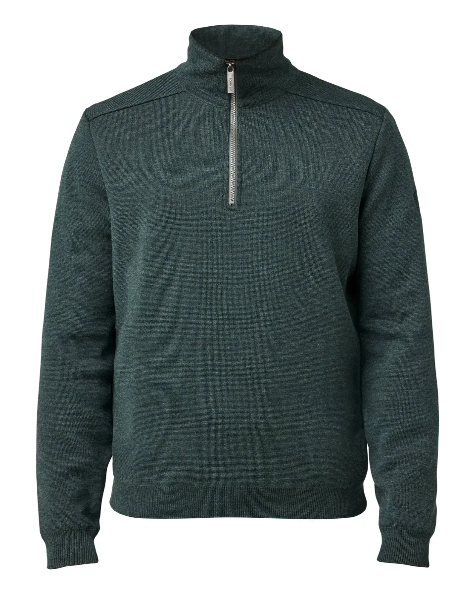 RUBEN HALF ZIP WB, 100% FINE MERINOULL — RIFLE GREEN - Bild 7