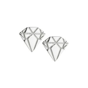 Silver Diamond Earrings