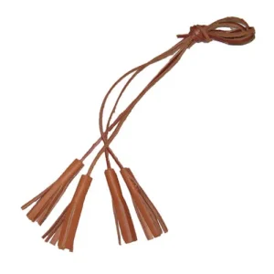 Leather tassels long