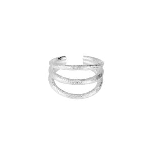 Triple Branch Ring Silver 19-21mm