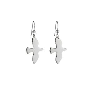 Silver Dove Earrings
