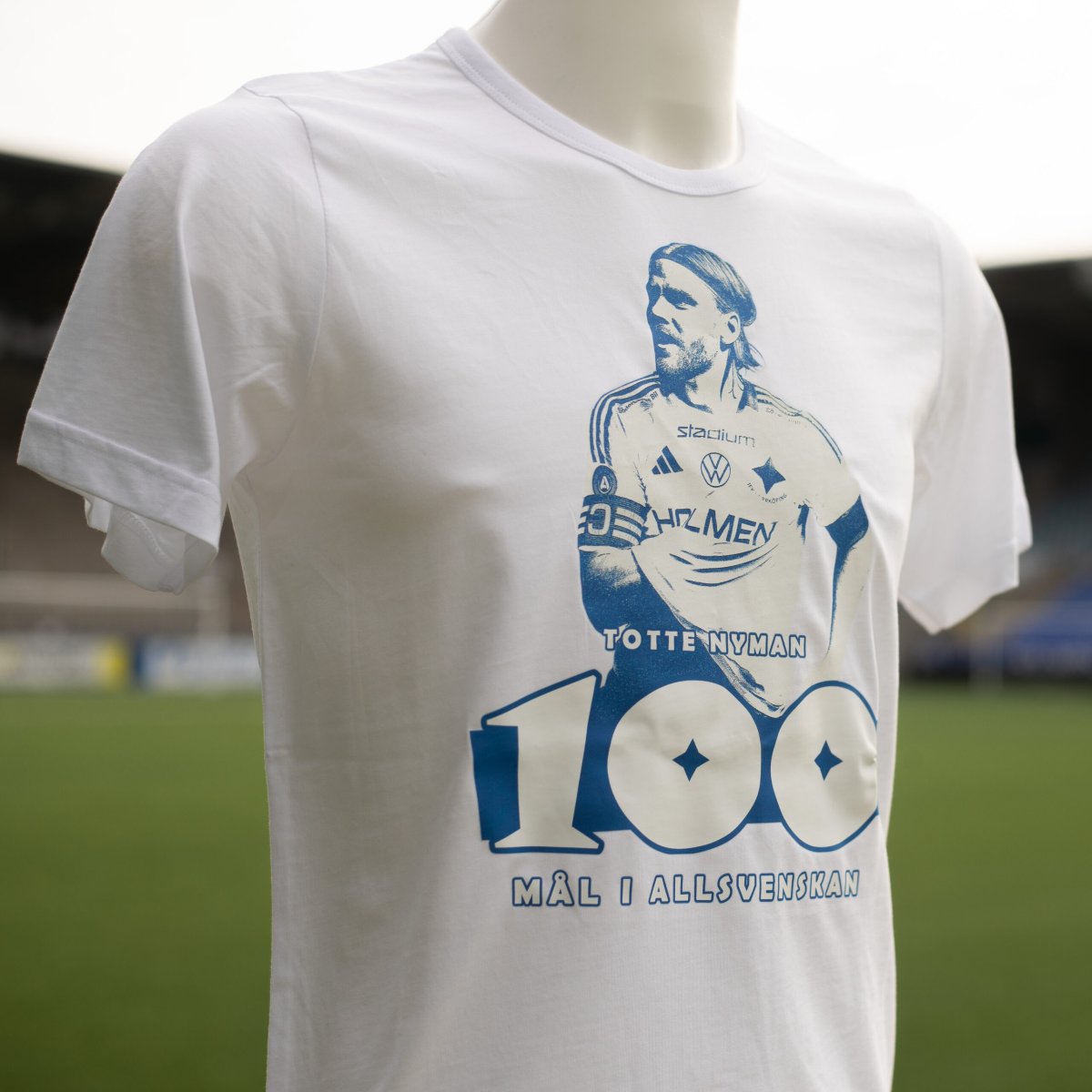 T-shirt Vuxen – Totte 100 mål - Bild 2