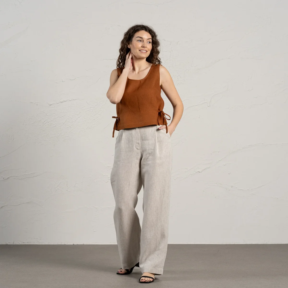 Crop top med sidoband Audrey - Bild 6