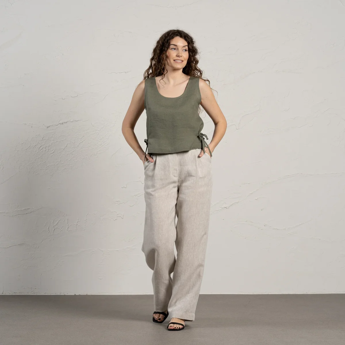 Crop top med sidoband Audrey - Bild 8