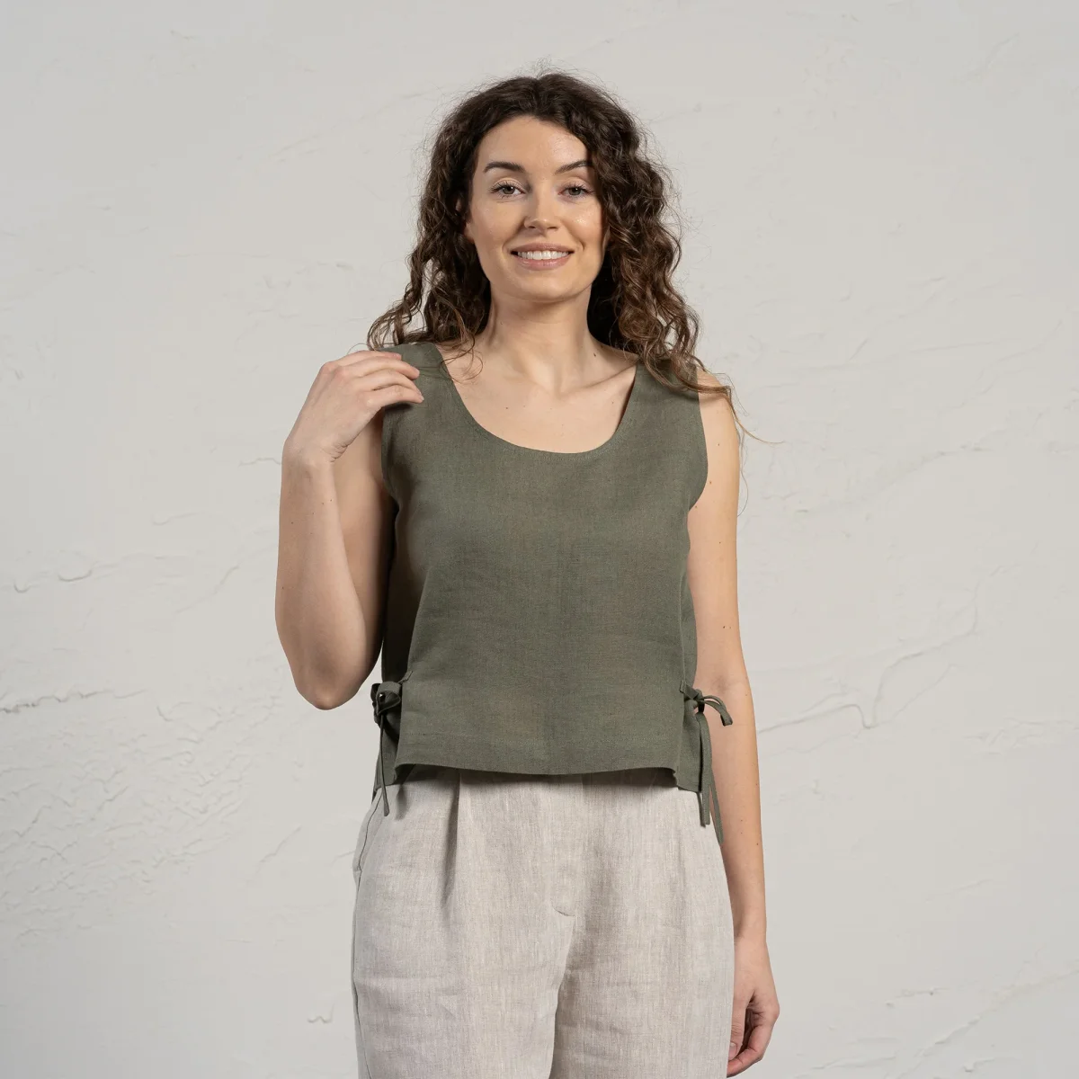 Crop top med sidoband Audrey - Bild 9