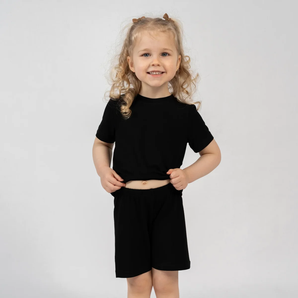 Barns bambushorts och topp 2-delat set - Bild 3