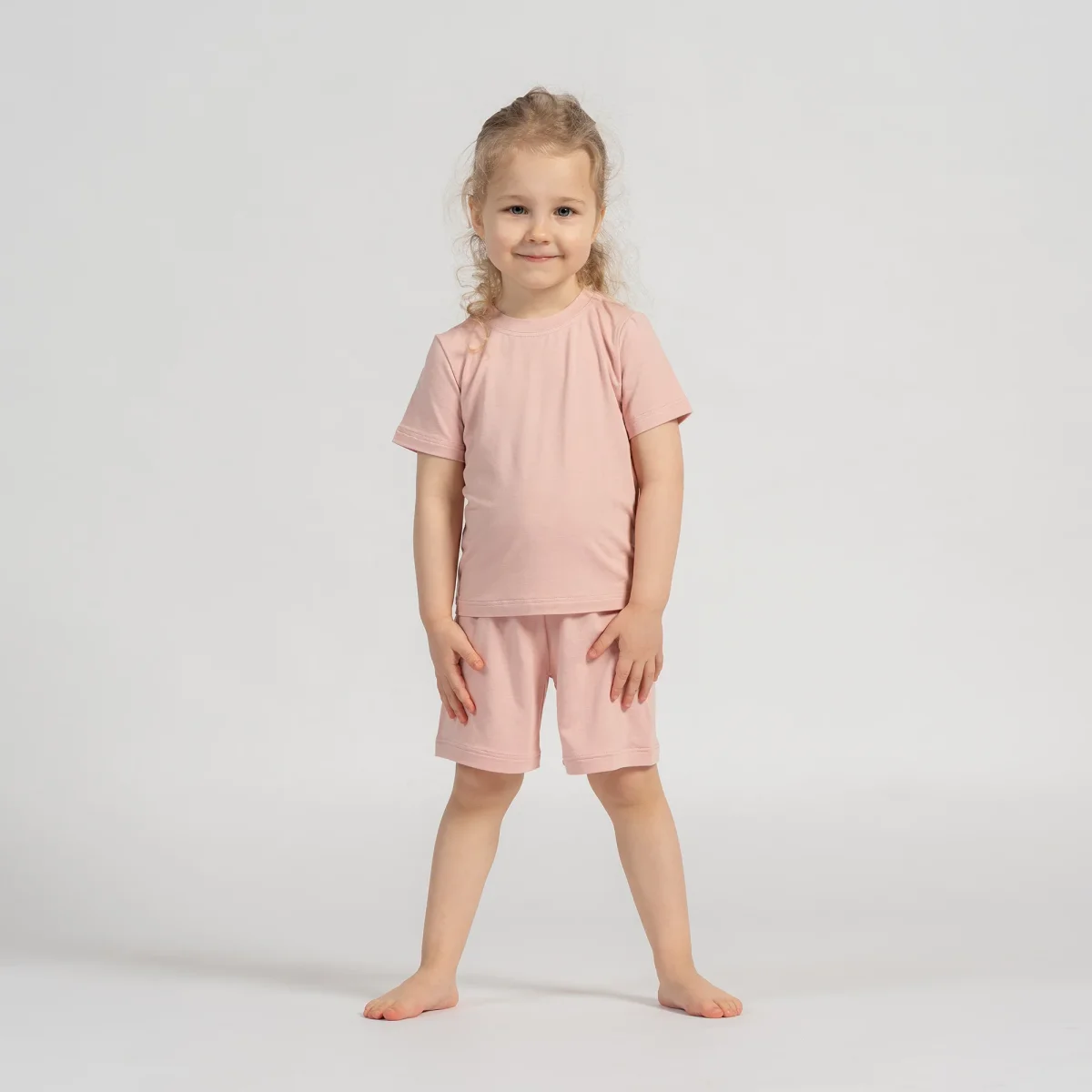 Barns bambushorts och topp 2-delat set - Bild 7