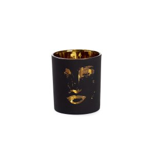Ljuskopp Piece of me mattsvart/guld