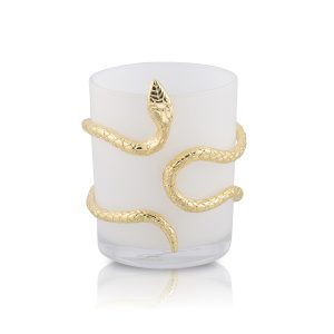 Ljuskopp Snake – Vit