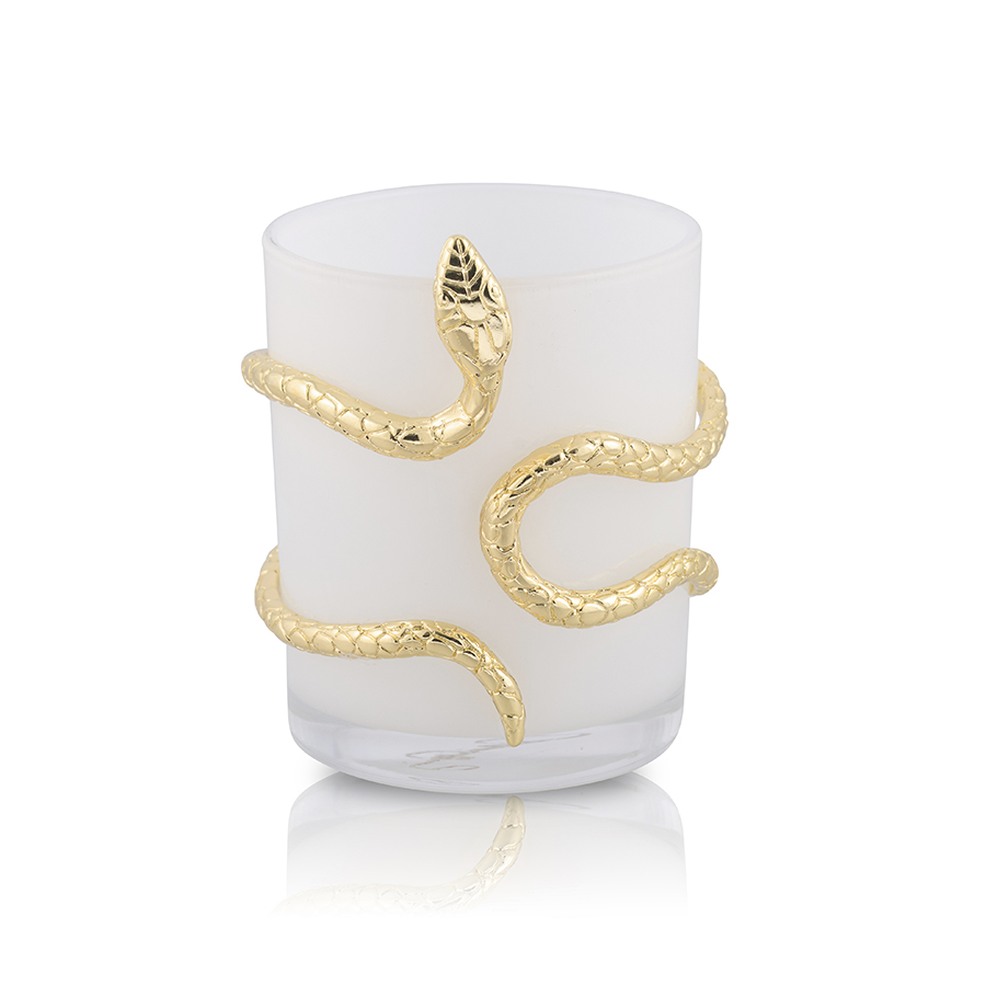 Ljuskopp Snake – Vit