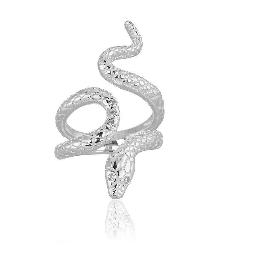 Snake Ring Silver - Bild 2