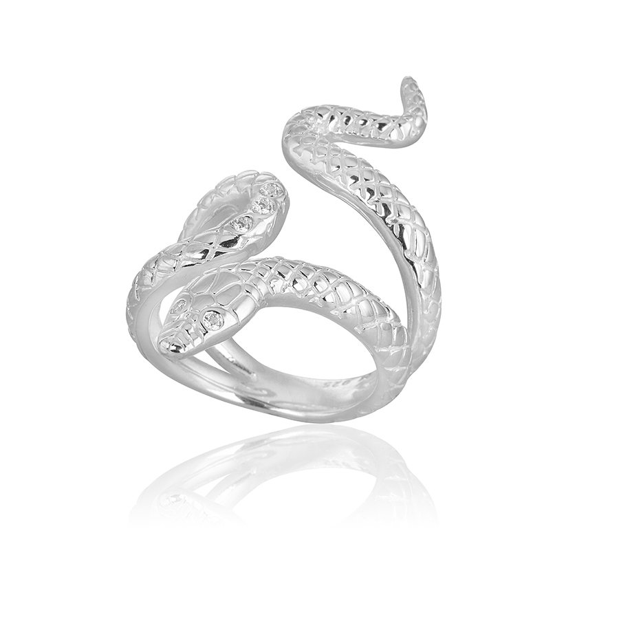 Snake Ring Silver - Bild 4
