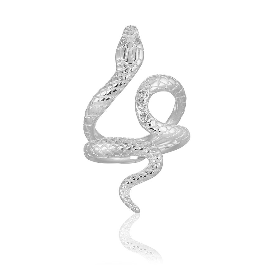 Snake Ring Silver - Bild 3