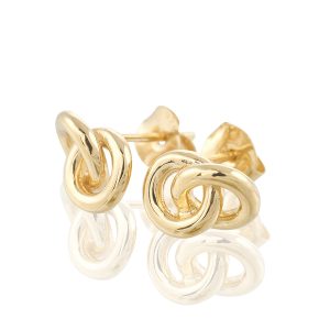 The knot Örhängen Guld