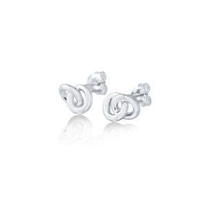 The knot Örhängen Silver
