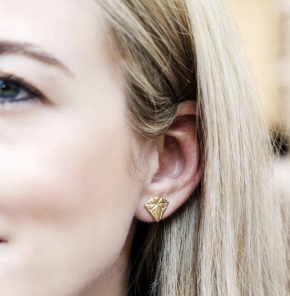 18K Gold Diamond Earrings - Bild 3