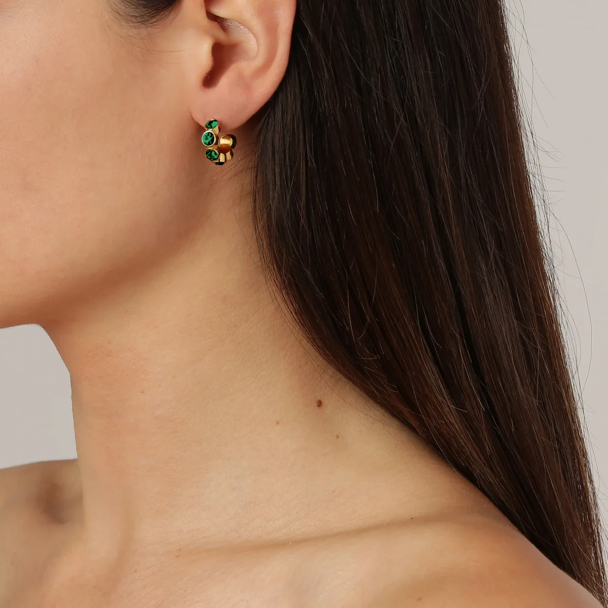 Jenna SG Green Örhängen - Bild 3
