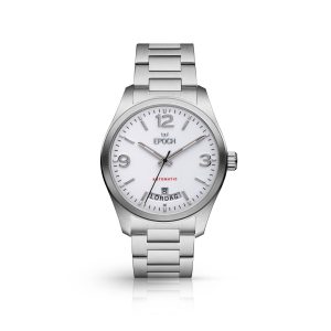Automatic Calendar Porcelain White