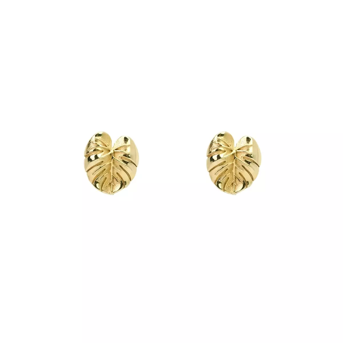 Mini Palm Earrings Gold