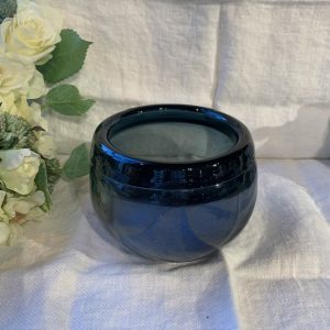 Blå glasvas