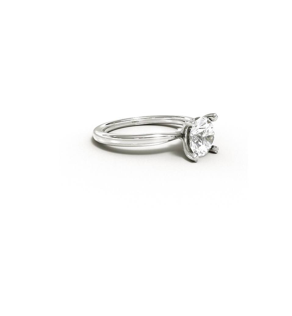 Solitär ring med Lab Grown diamant 1 ct - Bild 4