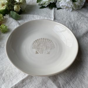 Pastatallrik/ Uppläggningsfat 25cm Snäcka Capri Bruka Design
