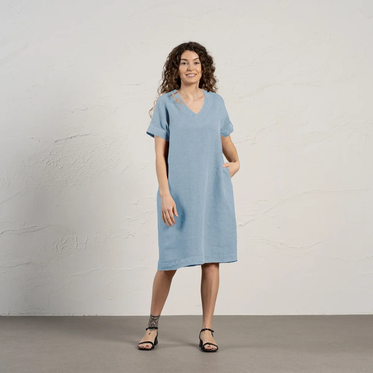 Lös klänning Joelle Coudy Blue - Bild 2