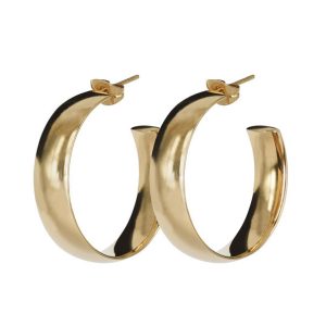 Klara Wide Earrings Gold