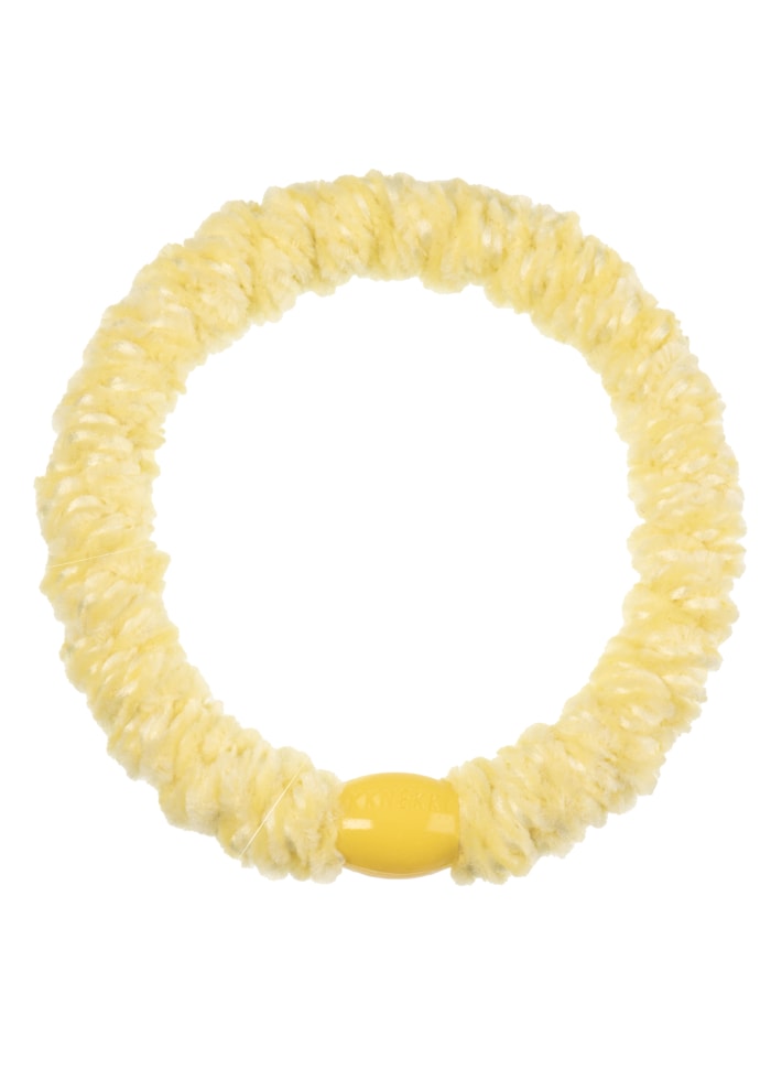 KKNEKKI Hårsnodd Armband Velvet Light Yellow