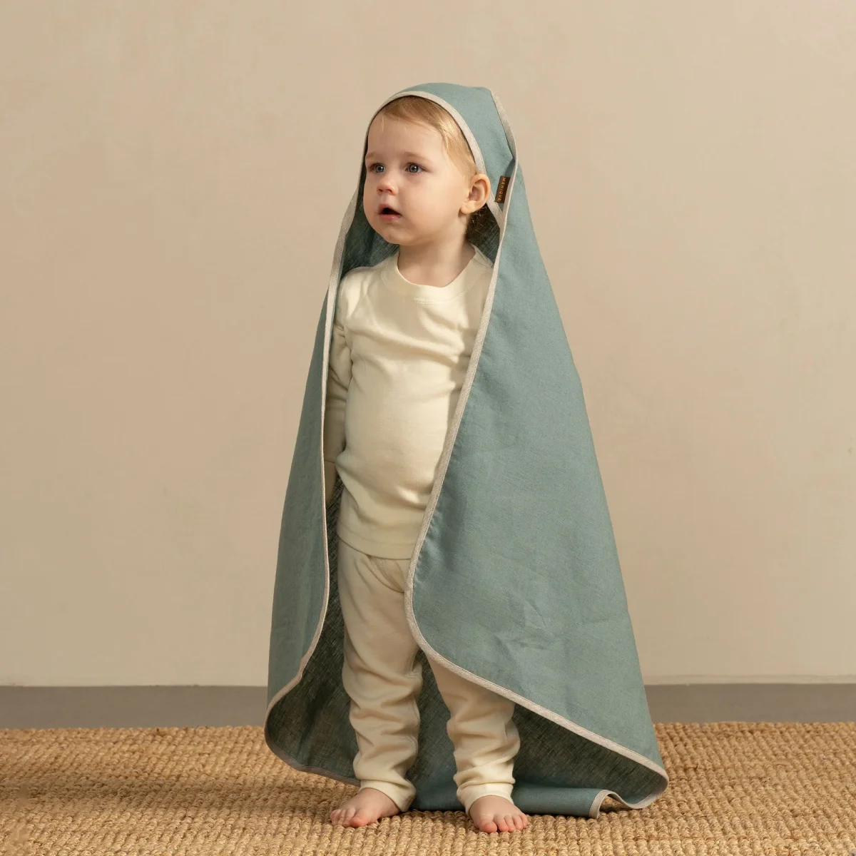Linnehuvad babyhandduk - Bild 4