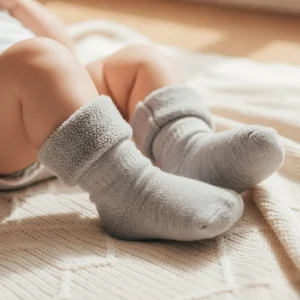Babys Merino Sherpa-strumpor