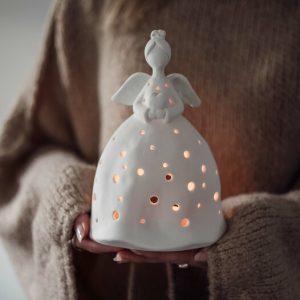 Majas Guardian Angel w. Heart for tealight inkl värmeljus