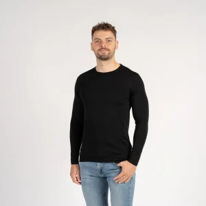 Herr 160 Termo Långärmad Tröja Svart