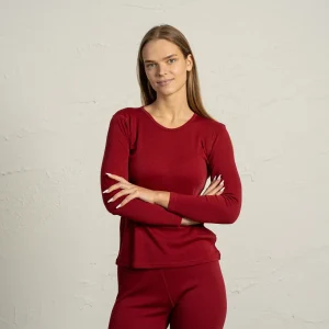 Dam 250 Termo Långärmad Tröja Royal Cherry