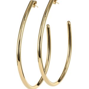 Natalie Big Earrings Gold