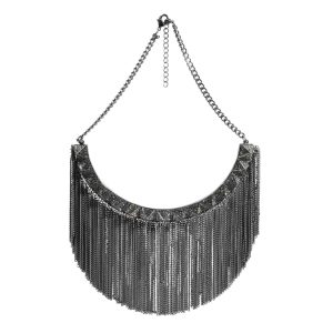 Livin After Midnight Necklace Gun Metal