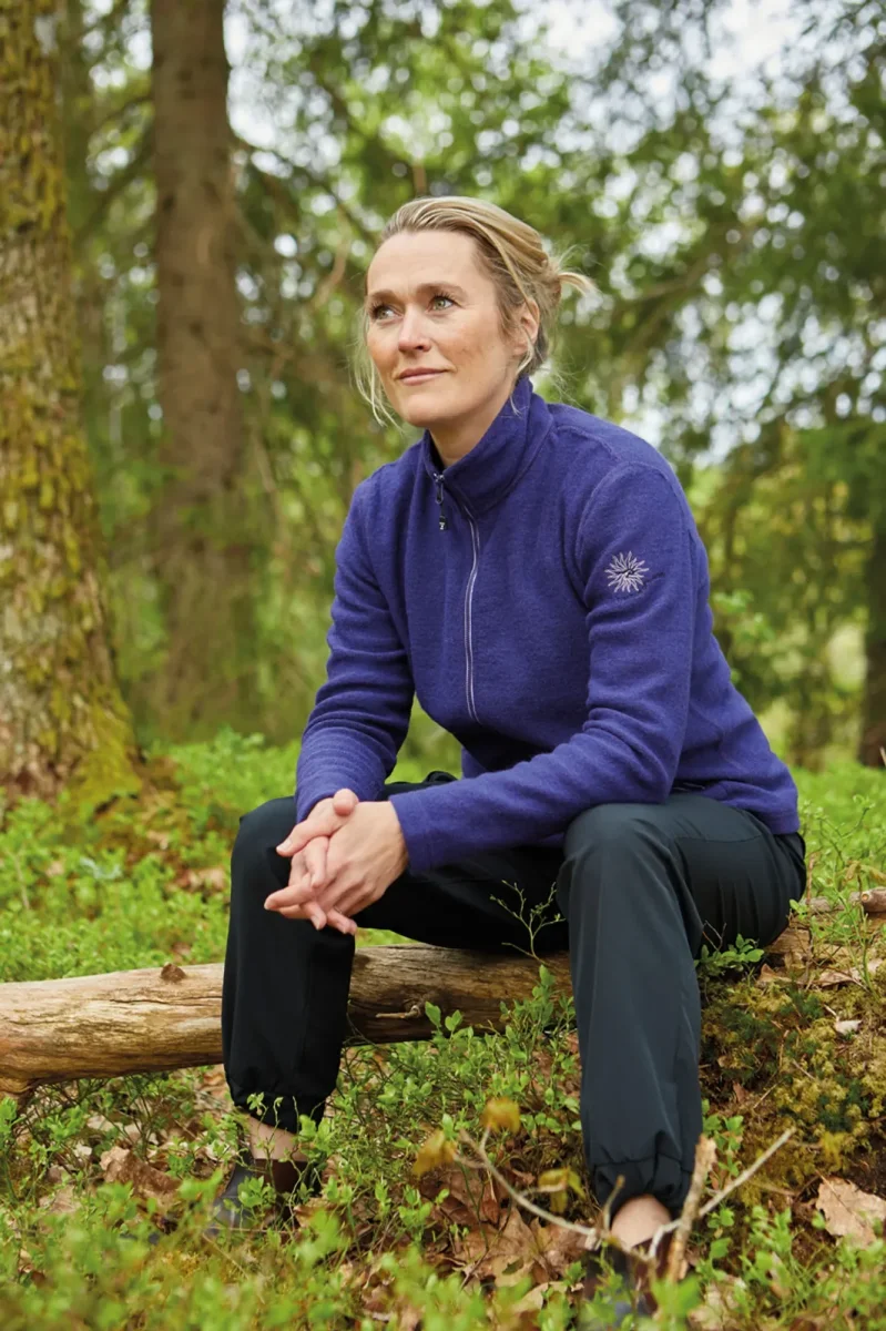 LEONA FULL ZIP, 98% ULL — DARK PURPLE - Bild 3