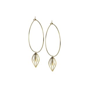 Snippa Earrings Hoops – Guld