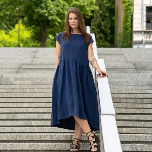 Smockklänning Cecilia Storm Blue