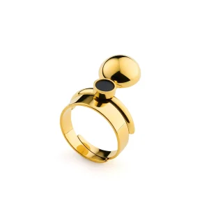 Satellite Golden R2 Ring