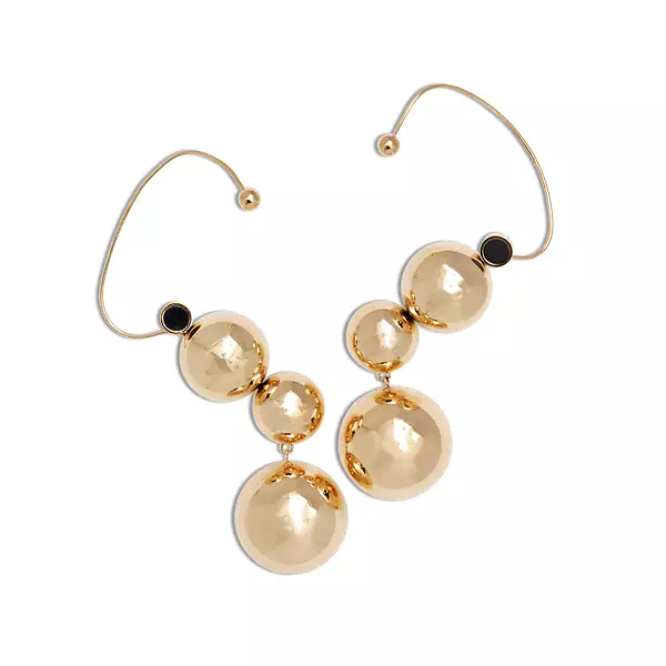 Solar System Golden Earrings
