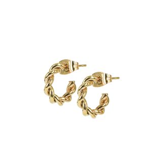 Twist Mini Earrings Gold