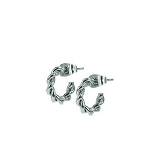 Twist Mini Earrings Steel